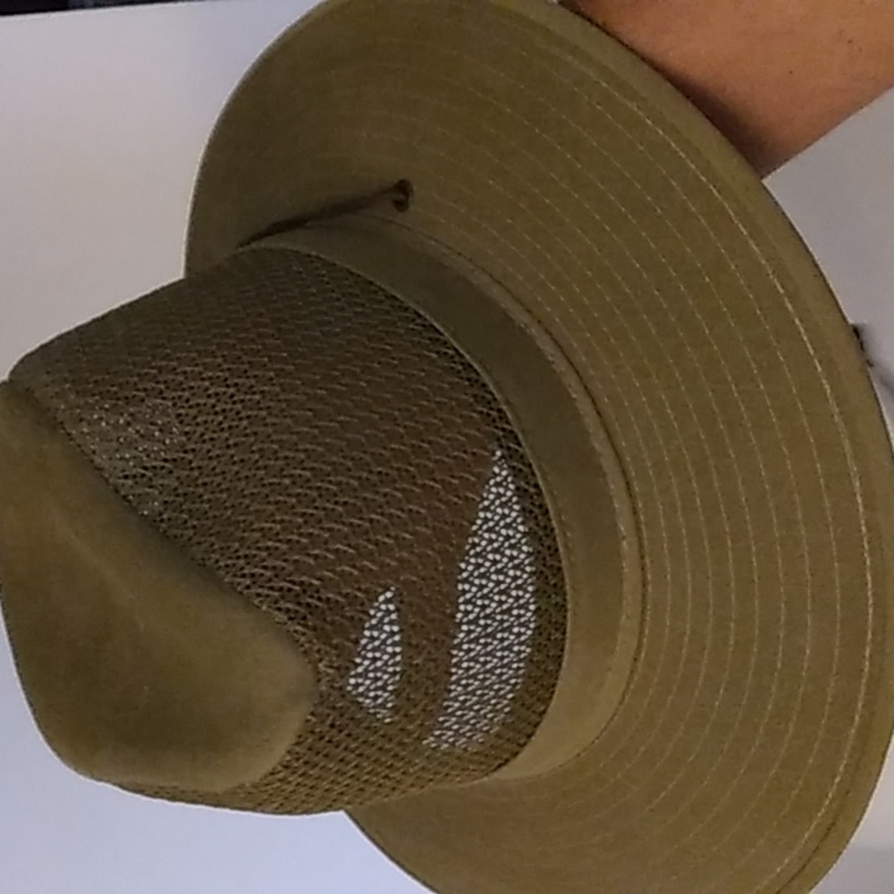 Mens Brownish Henschel Co. Mens hat Large